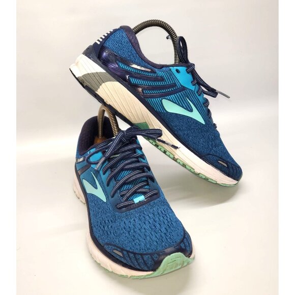 Brooks Shoes - Brooks Women's Navy/Teal/Mint GTS 18 Running Shoe Size 9.5 1511